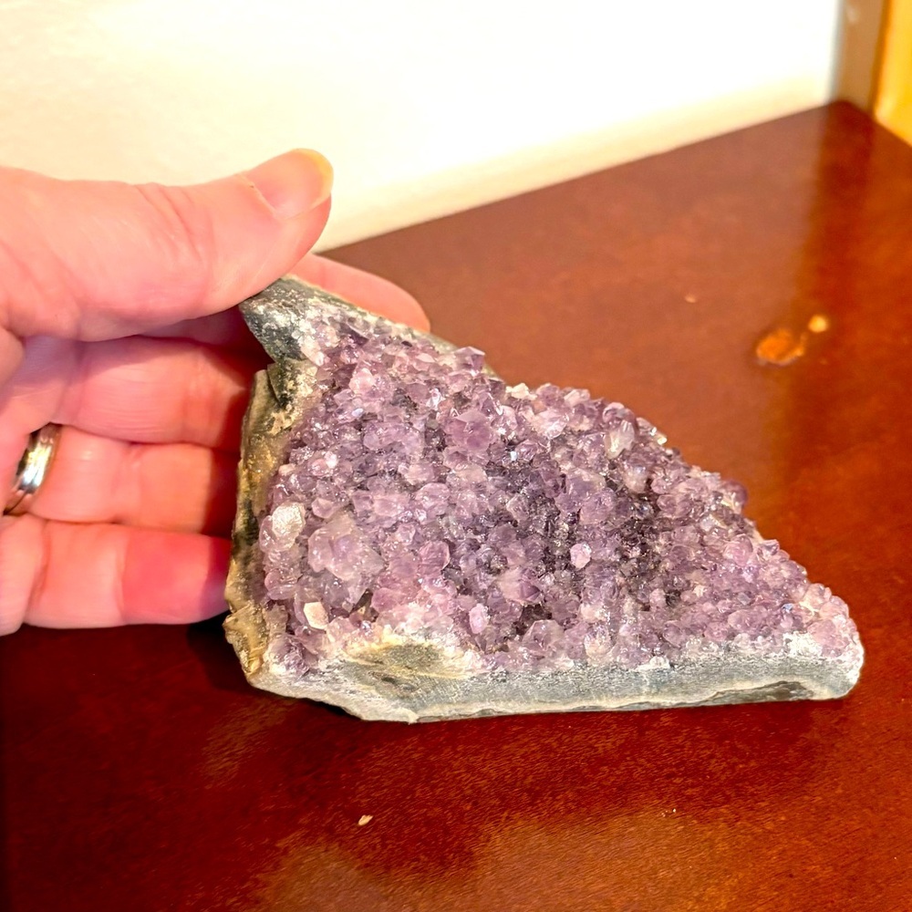 Amethyst Cluster Crystal Quartz Rock Raw Stone Purple Crystals Geode Healing